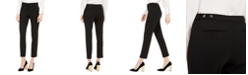 Calvin Klein Petite Highline Slim-Leg Ankle Dress Pants